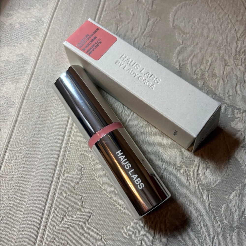 Haus Labs Color Fuse Cream Blush Balm Stick in Glassy Pomelo BNIB - Picture 2 of 12